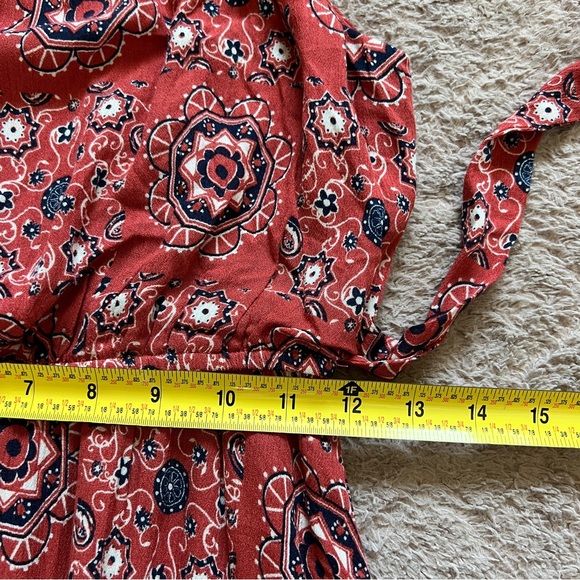 NWT Francesca's Blue Rain Boho Halter‎ Dress Juniors Size 14 - Picture 5 of 6